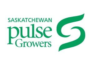 Saskatchewan Pulse Growers with an S all in green on a white background 