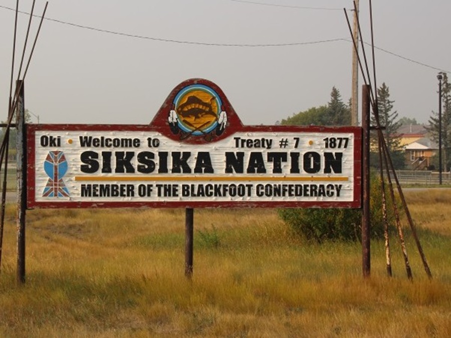 Siksika Nation sign