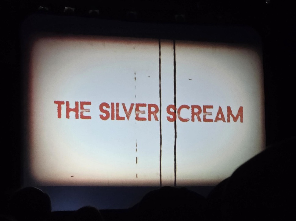 The title card for The Silver Scream. (photos by Hayden Michaels)