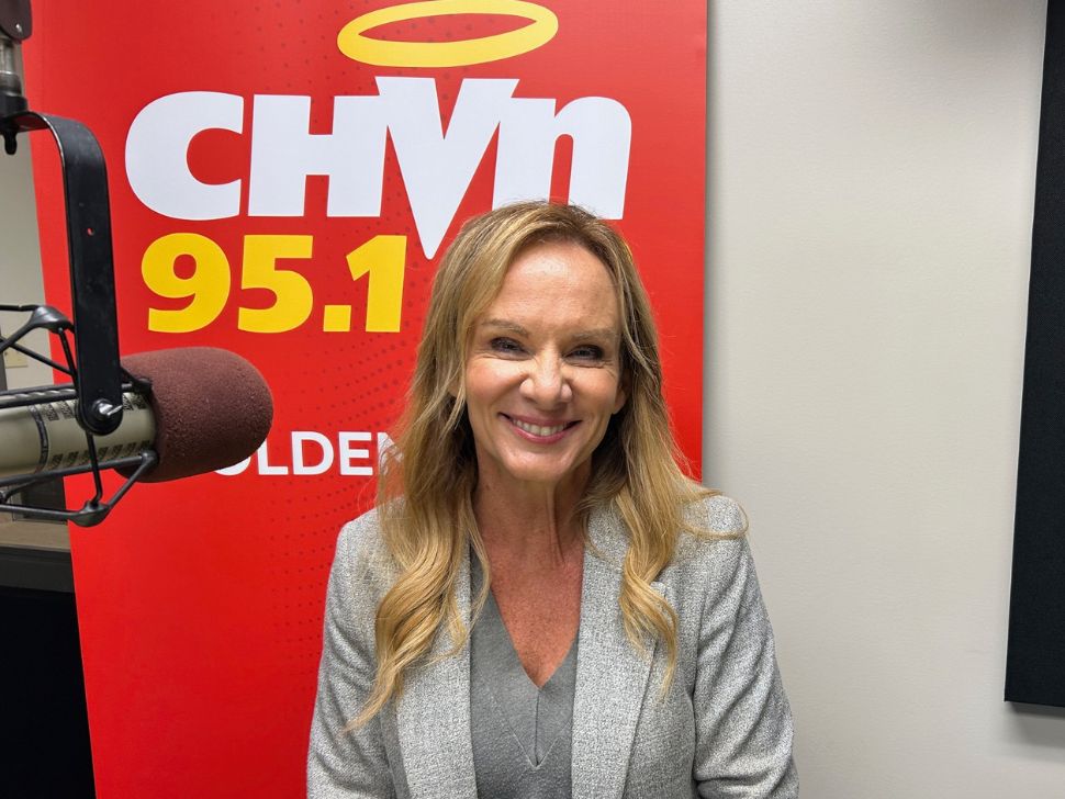 Joanne Hoehne, founder of SHE Tour conference, in the CHVN studio in September 2025. 