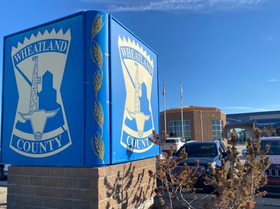 Wheatland County building 