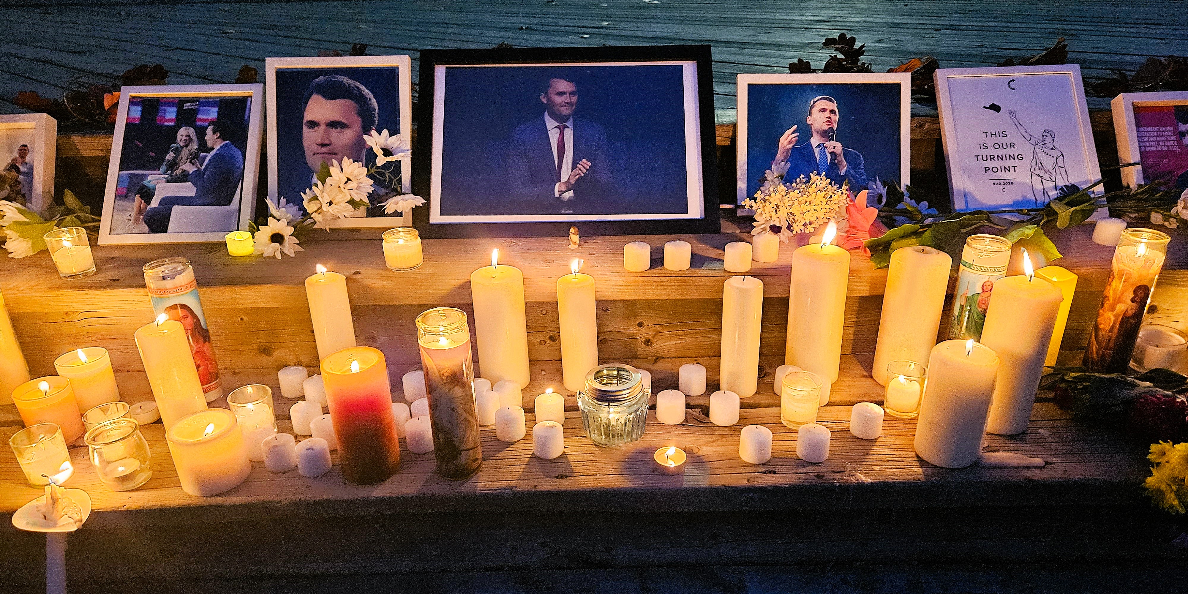 Charlie Kirk candlelight vigil cochrane