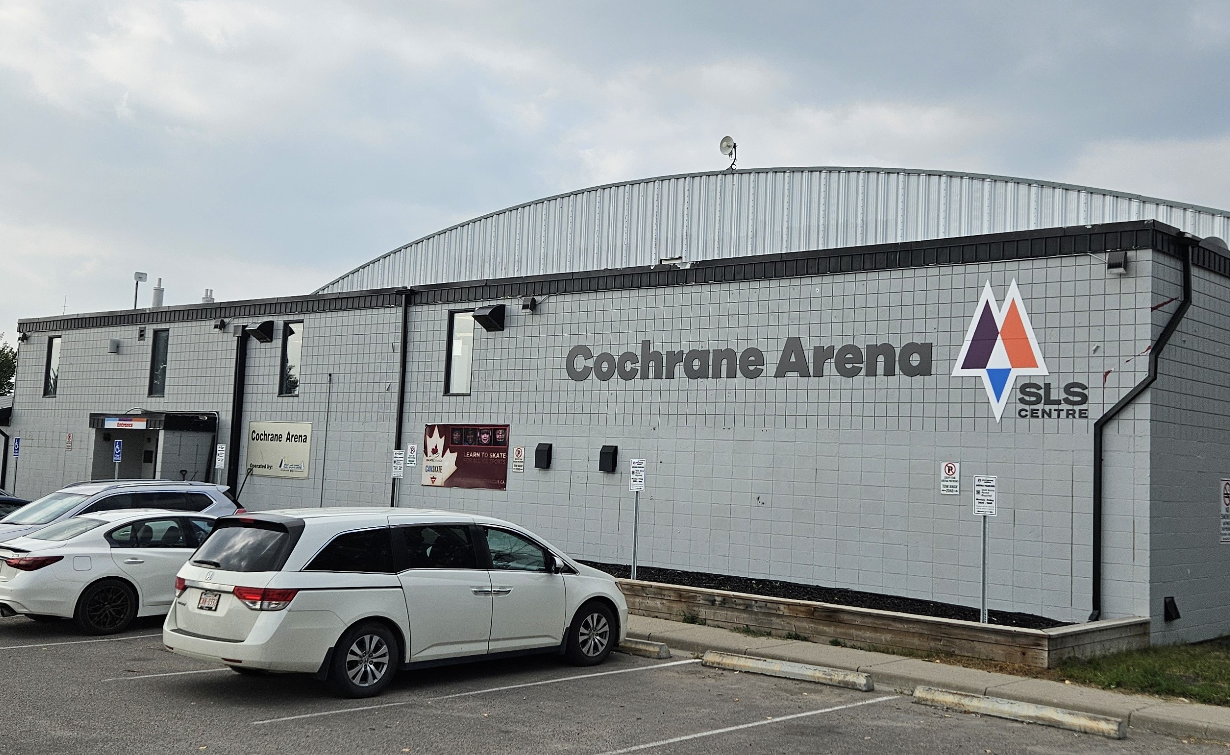 Cochrane Arena front Sep 2025