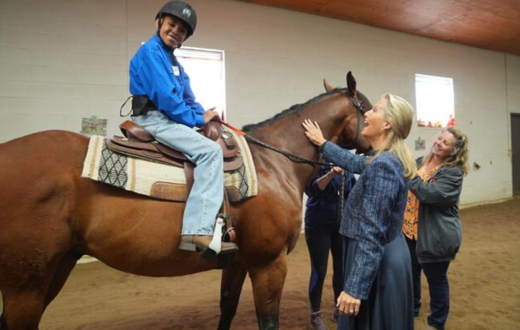 The Duchess of Edinburgh visiting Opening Gaits