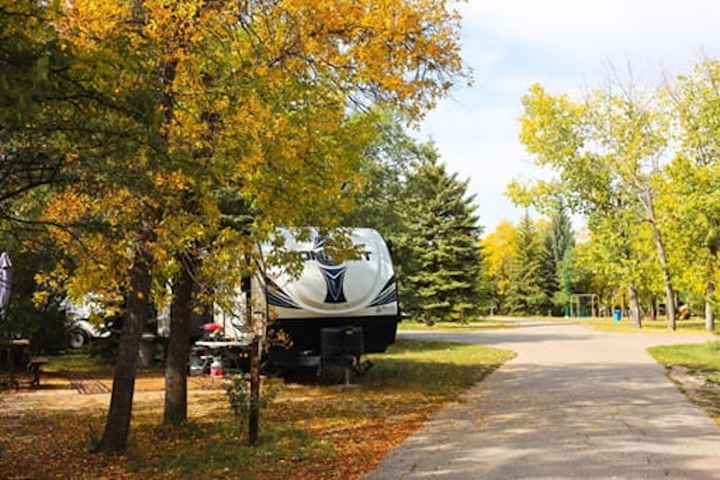 fall camping
