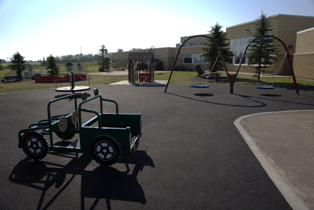 The new additions to the Heritage Heights School Playground.
