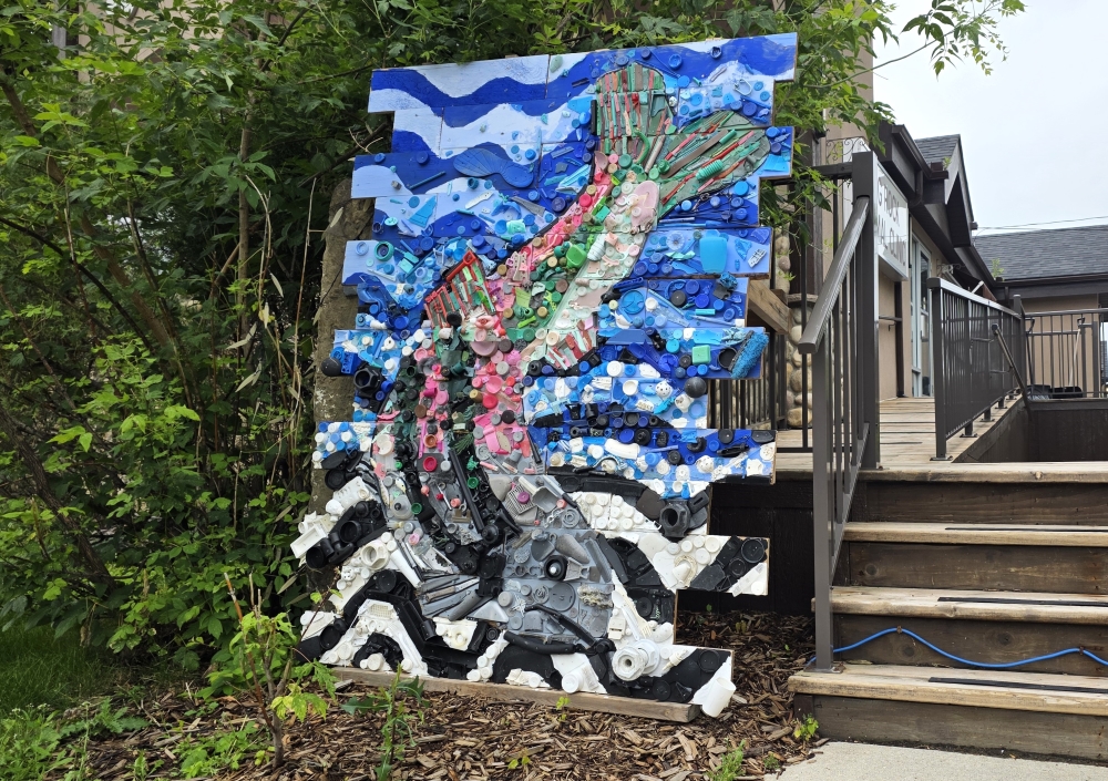 Narda Ray's Rainbow Trout mosaic mural was among this year's winners.