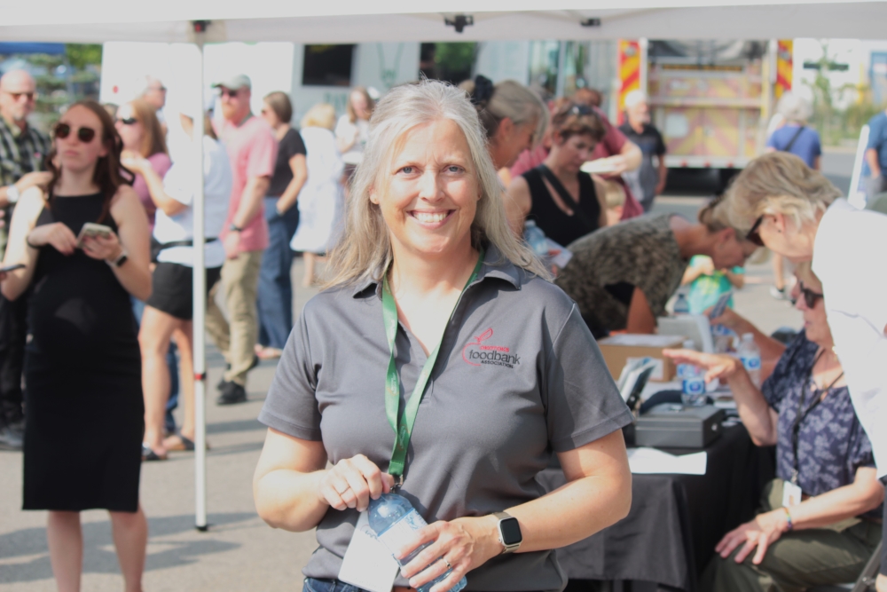 The Okotoks Food Bank's Executive Director, Bente Yanota. OkotoksOnline/David Drake