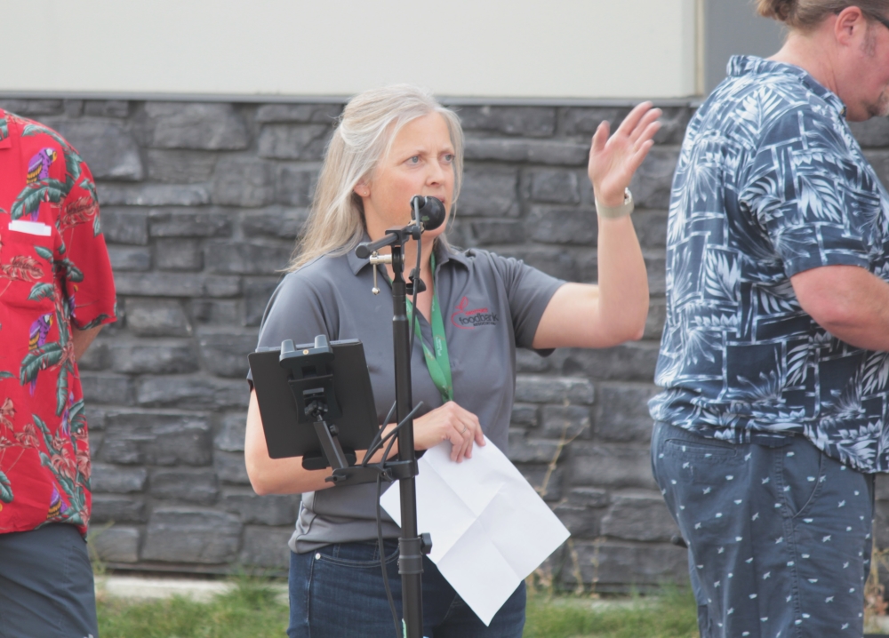The Okotoks Food Bank's Executive Director, Bente Yanota. OkotoksOnline/David Drake