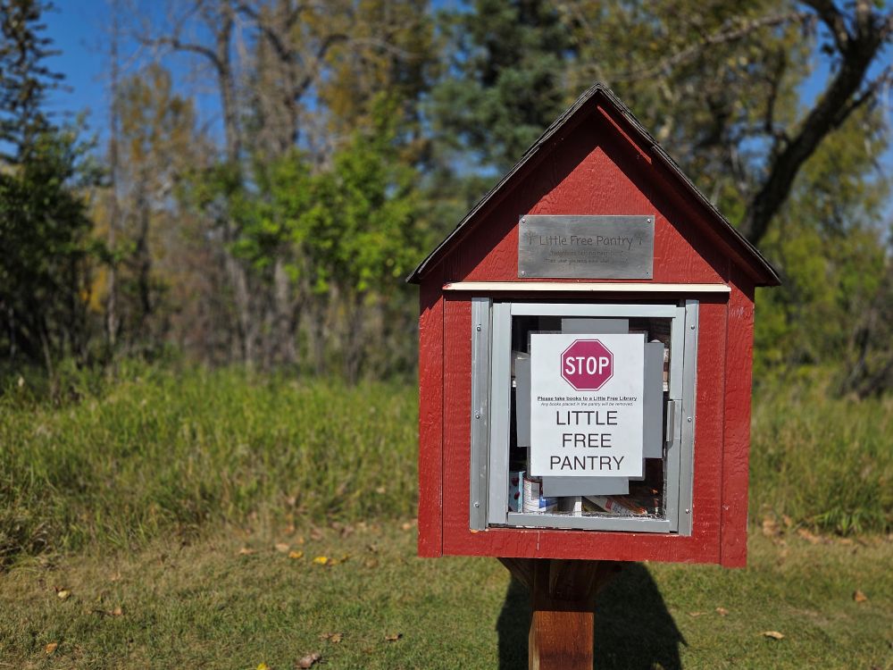 Little Free Pantry in Okotoks.