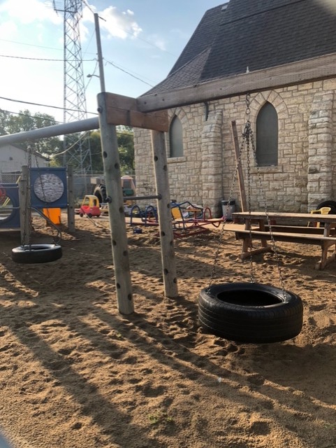 Playground equipment needing upgrades