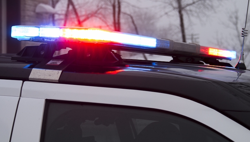 Stock photo of lights on an RCMP cruiser flashing. FILE PHOTO / PORTAGEONLINE
