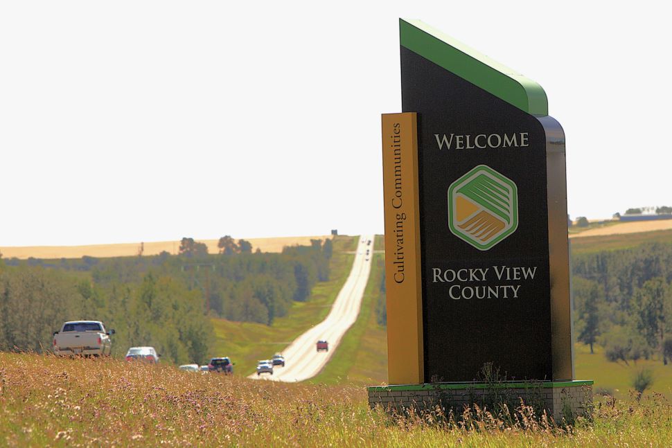 Rocky View County sign