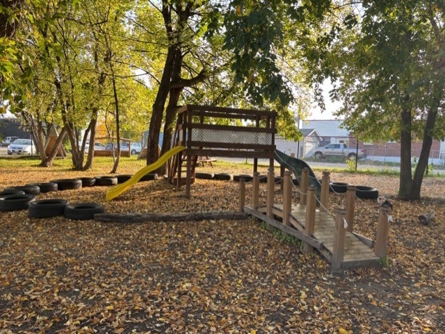 Playground equipment needing upgrades