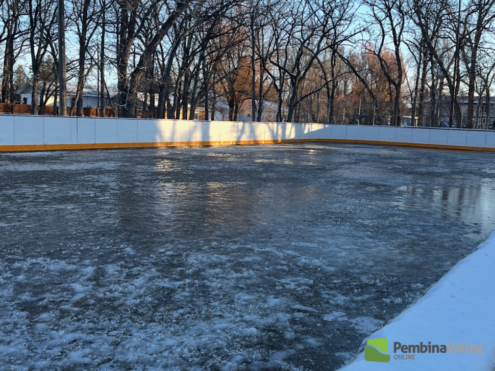 a rink surface