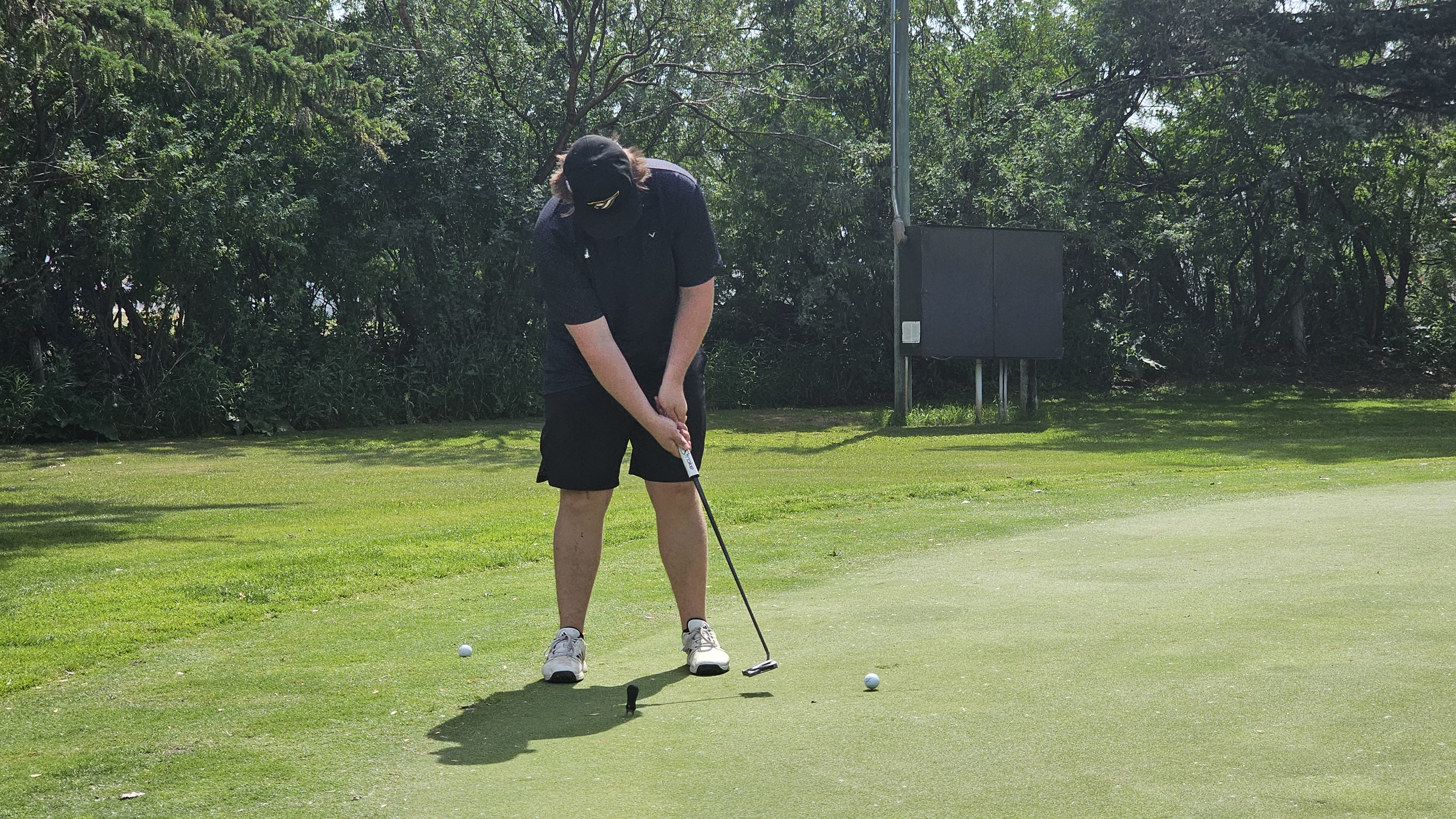 Another tournament golfer hitting the links