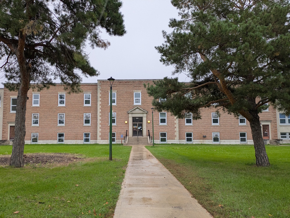 Once home to residents with intellectual disabilities, the site is now being considered for repurposing as a long-term evacuation centre for climate disaster evacuees. PortageOnline/Maryssa McFadden