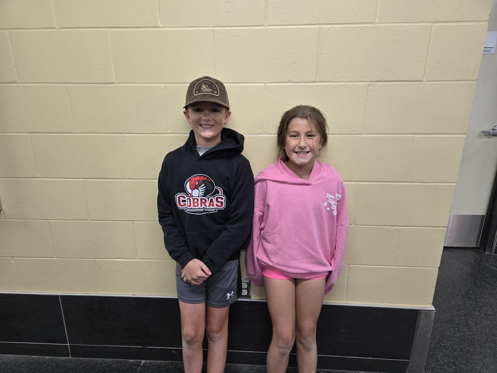 Maelynn and Quentin, two campers who have been loving 'Water Week' this summer at PRRA Day Camp. PortageOnline/Brittany Boschman