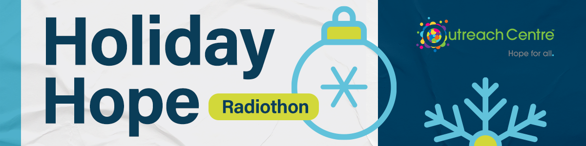 Holiday Hope radiothon poster. 