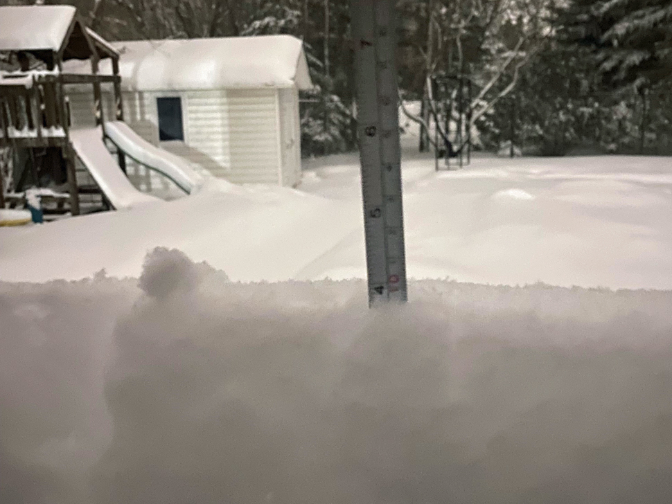 How much snow did we get and how much more is on the way