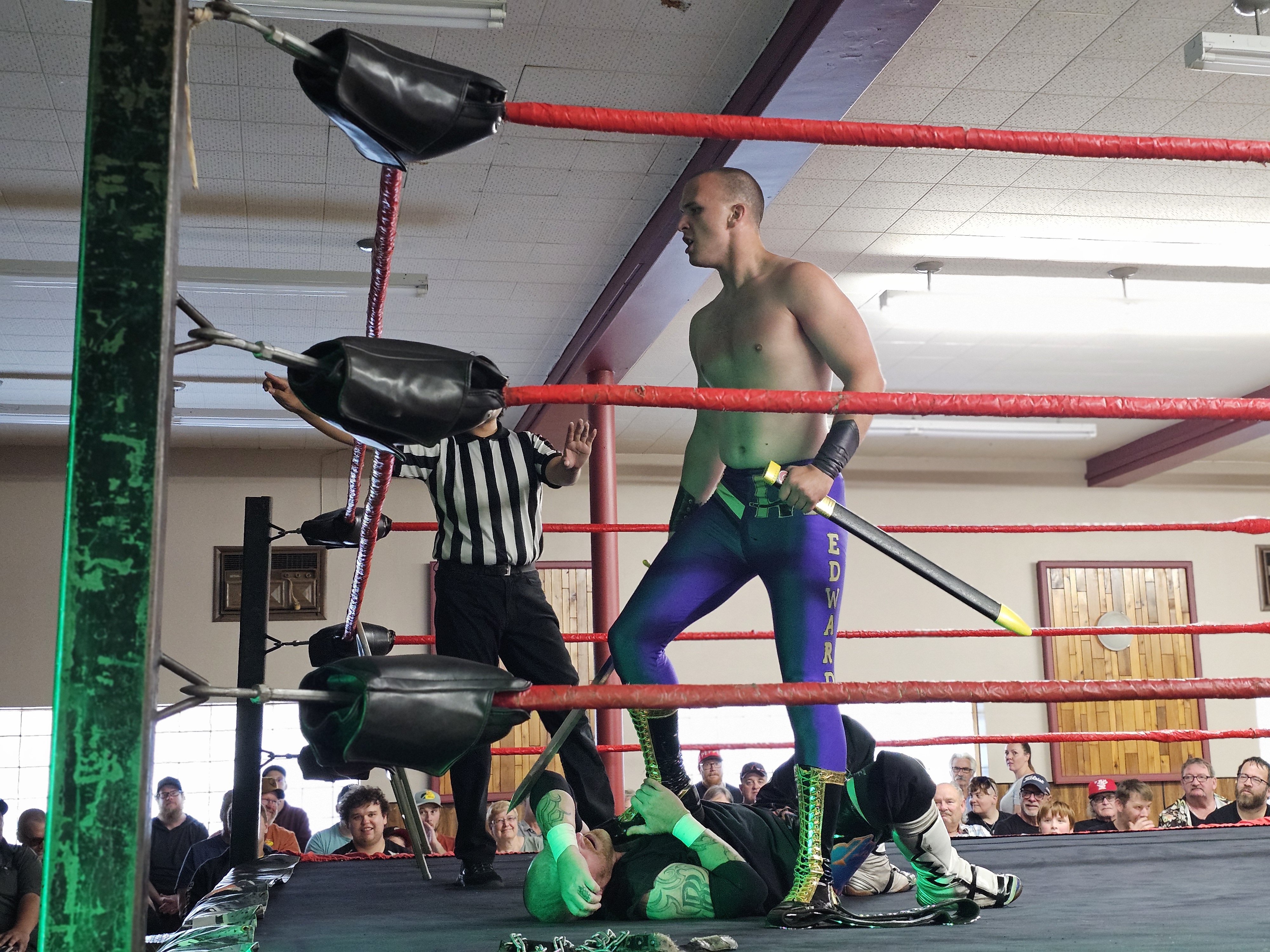 Edward Wild III shows what happens to people who call him "Eddie"