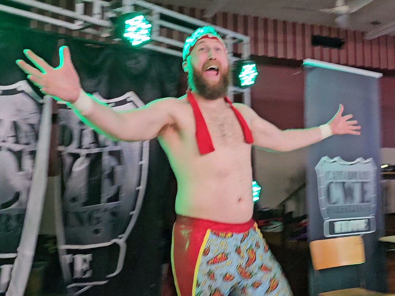 Sammy Peppers steps into the ring with spicy style and flair