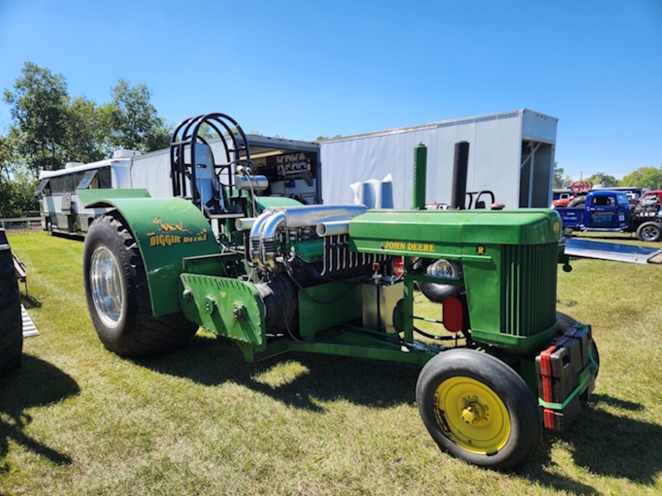 One of Donald Dufnar's builds he brought with him this year, The "Diggin' Deer".    PortageOnline/ Tristen Sokolosky