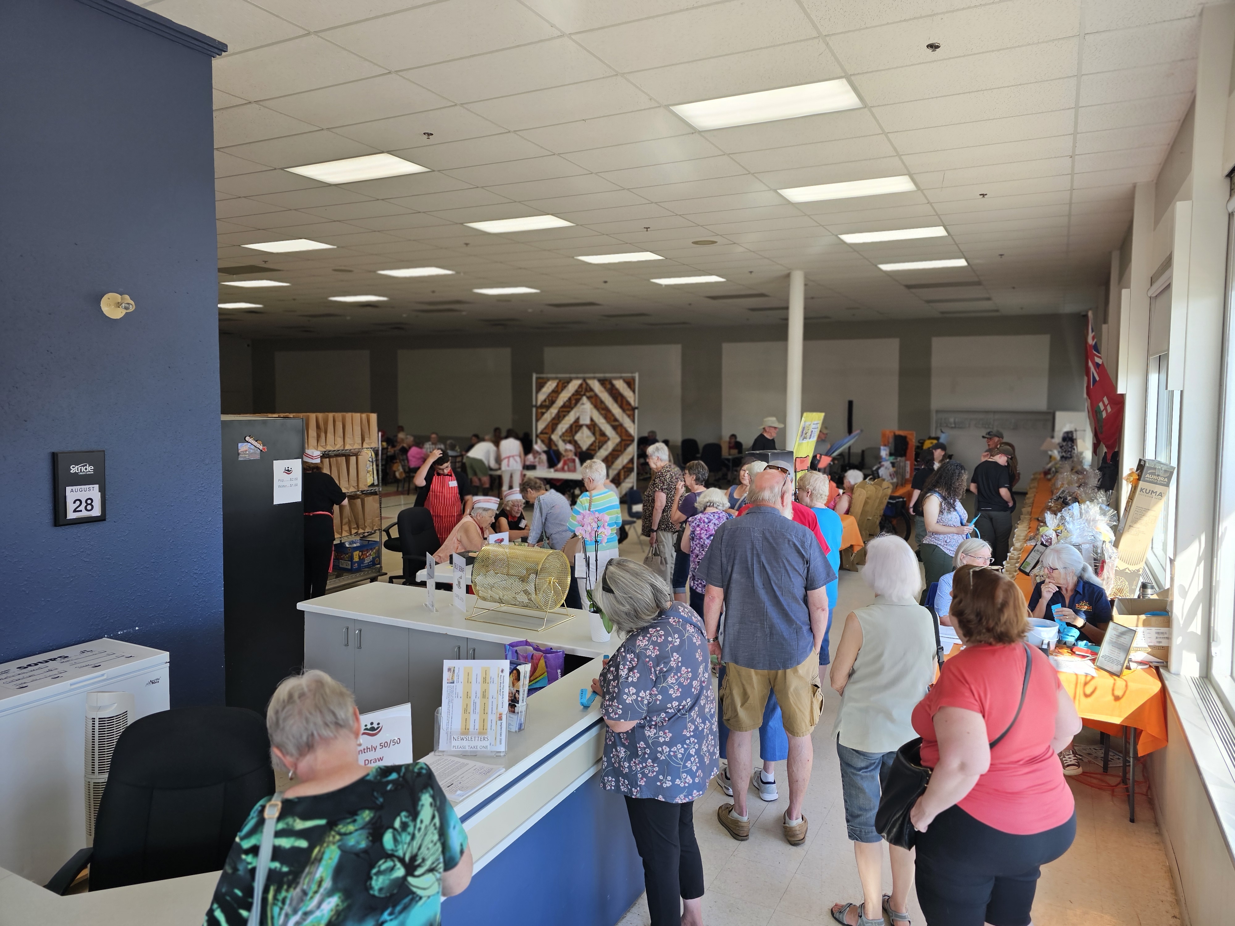 The Herman Prior Centre was packed with attendees eager to relive the glory days of Car Hops and drive-ins, in support of two great causes