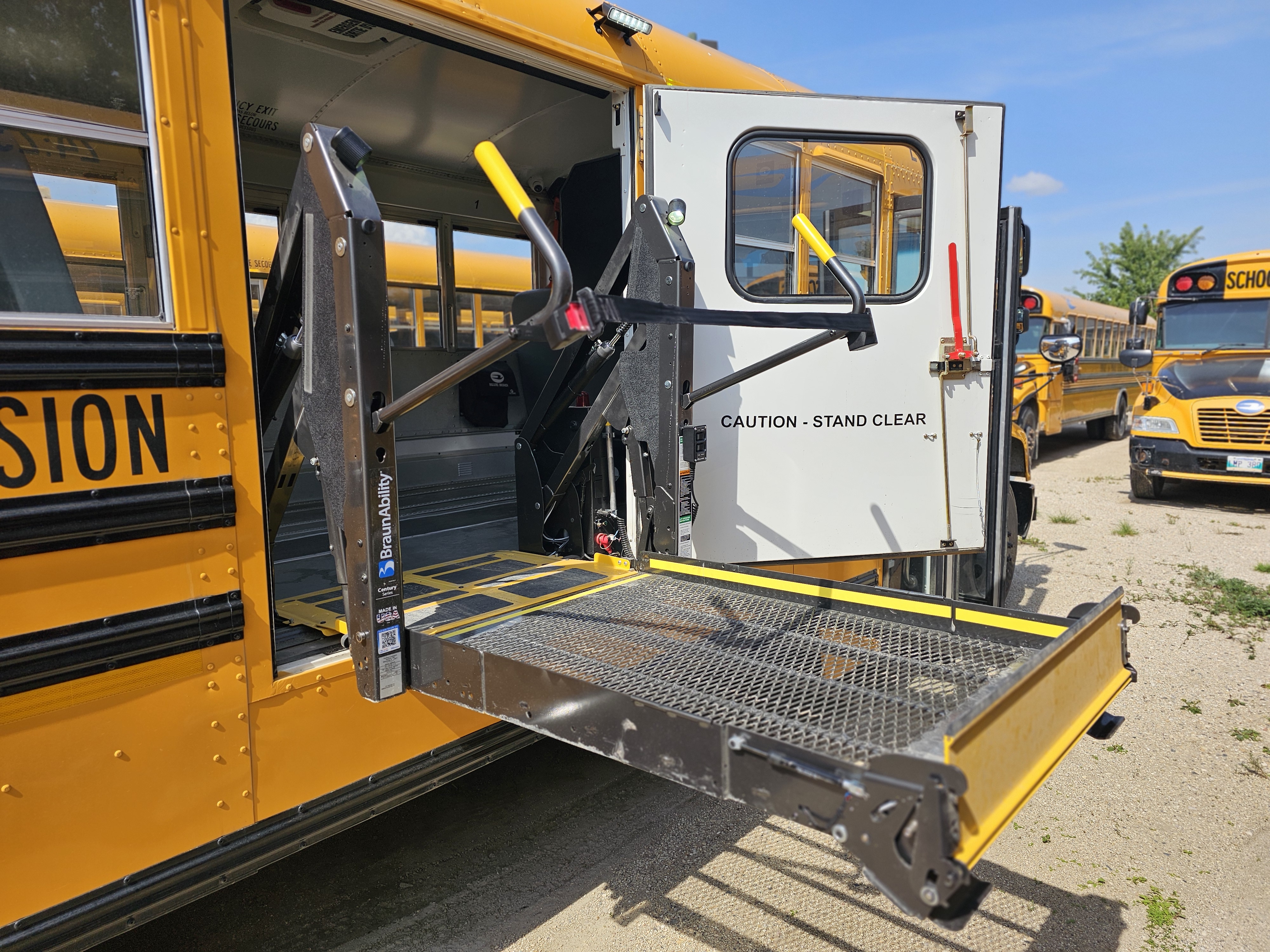 The accessibility lift for children with disabilities