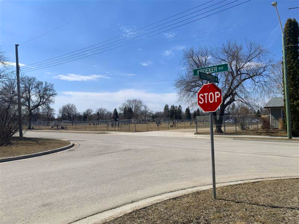 the intersection where southwood elementary school hopes to see more peed zone infrastructure