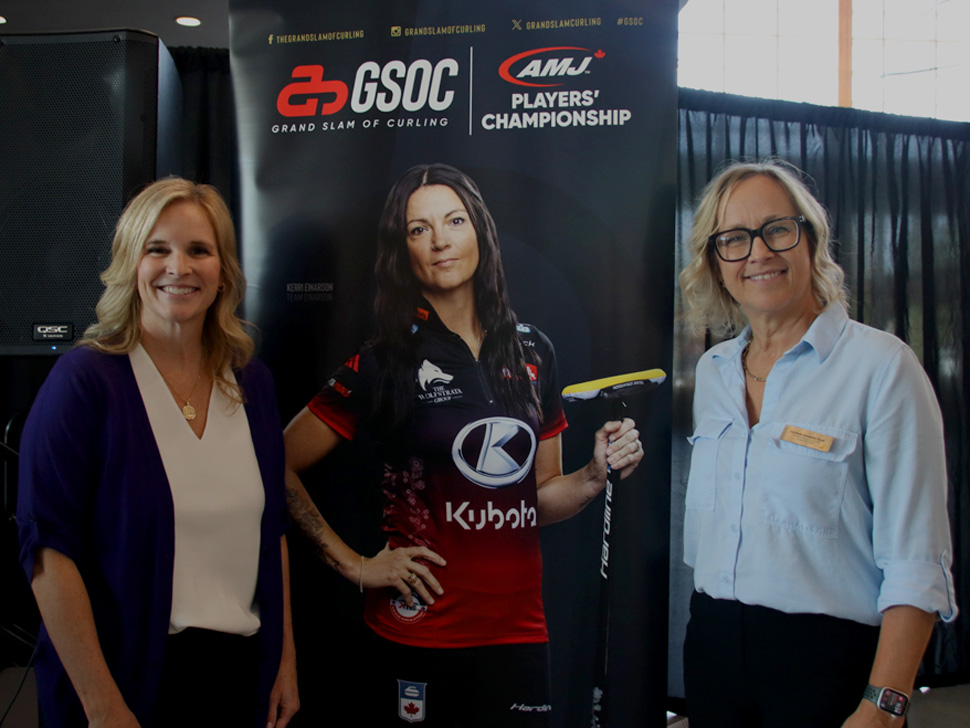 Jennifer Jones and Michelle Sawatzky Koop