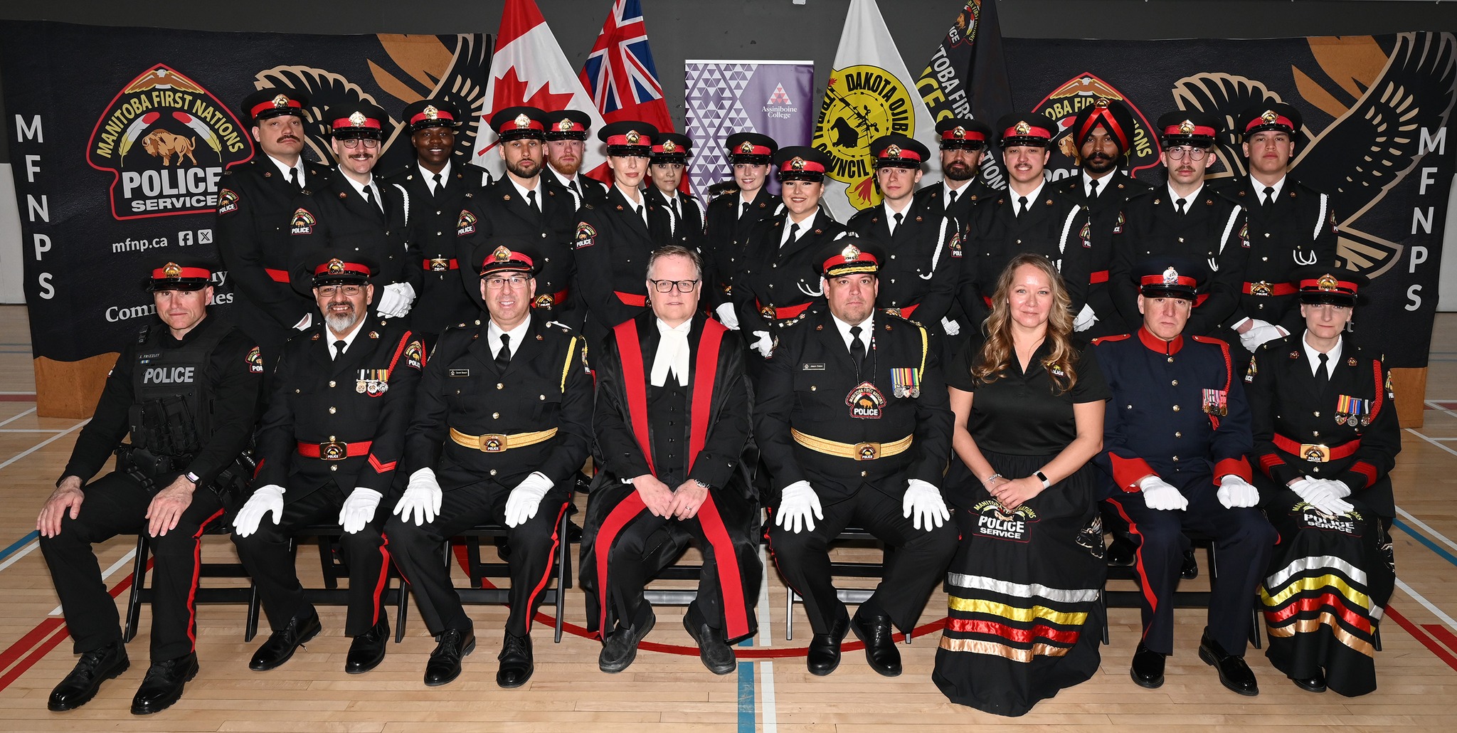 A group photo of the second graduating class on April 17th in Southport