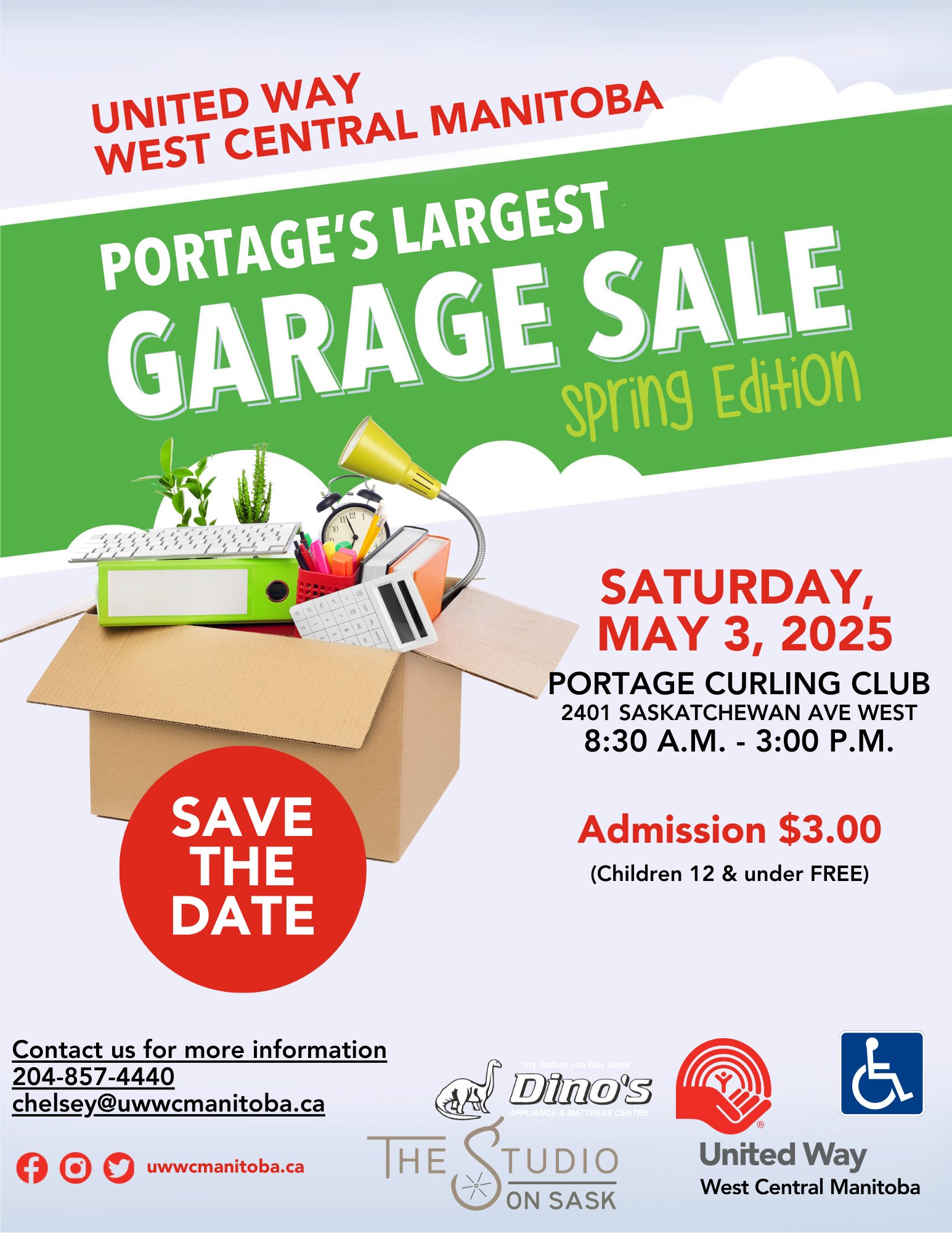 Largest Indoor Garage Sale flyer