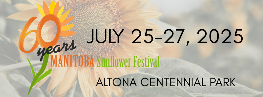 Manitoba Sunflower Festival Banner