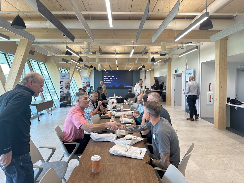 Local leaders and business developers connect during Developers Day 2025, sharing ideas and exploring opportunities for growth and investment across the Portage la Prairie region. Submitted Photo/PRED