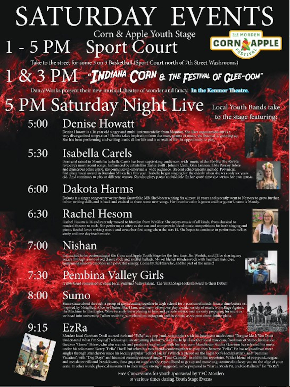Corn and Apple Youth Stage Poster