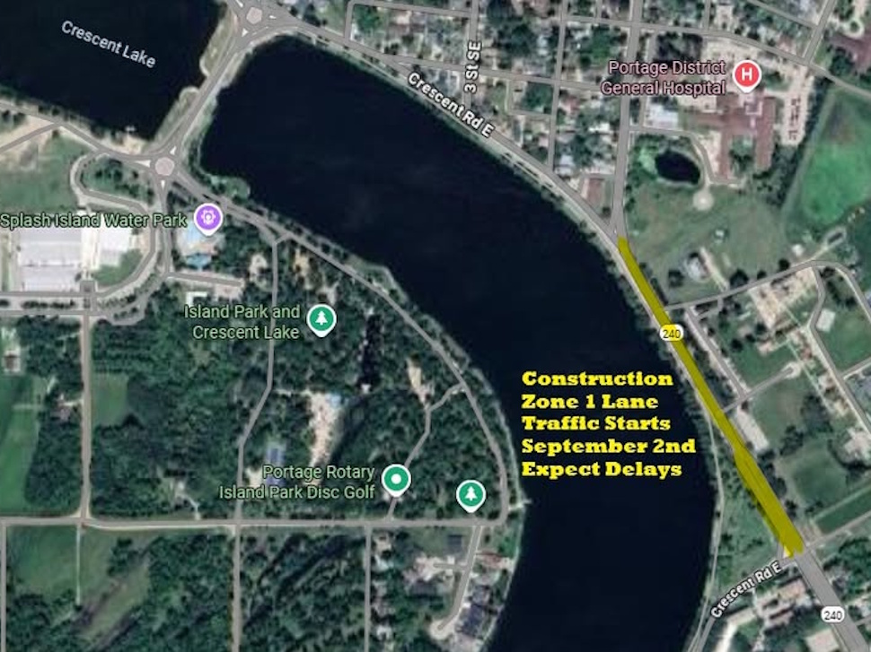 map of the area