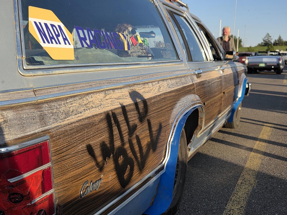 Tagged up and ready to roll in memory of the man who inspired greatness.