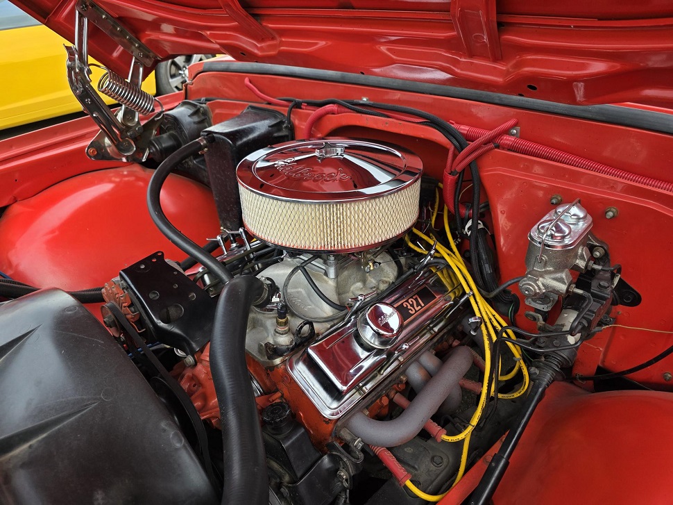 If it can be chrome, it is under this hood.