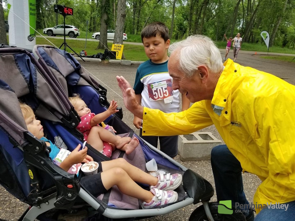 John Wichers at the 2022 Ice Cream Run/Walk