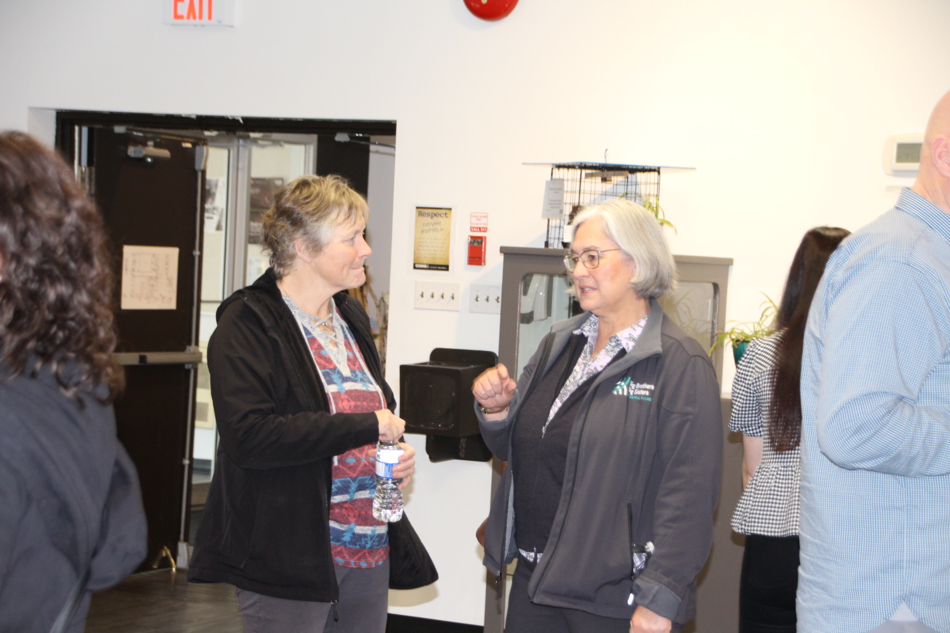 MaryAnn Galston speaking with Dawn Froese