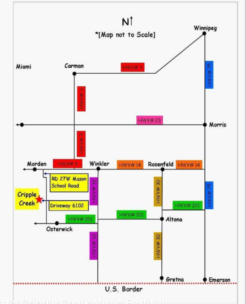 Cripple Creek Map