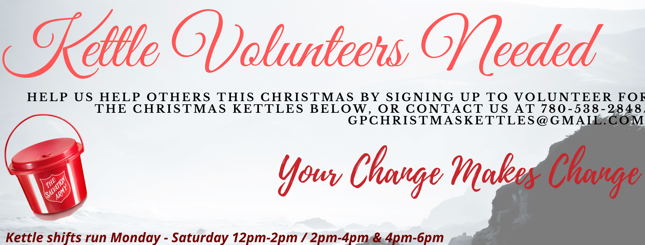 Salvation Army Kettle campaign needs volunteers for tomorrow ReachFM