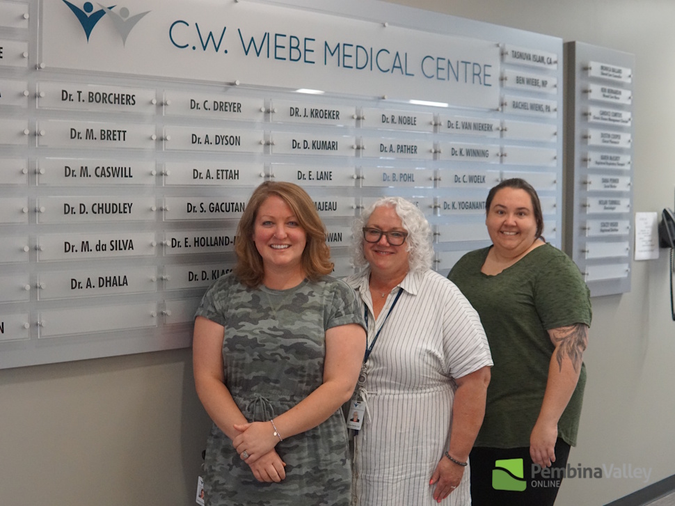 (left to right) Courtney Vivaraies, Karen-Denise Cyr, Cassandra Ducharme