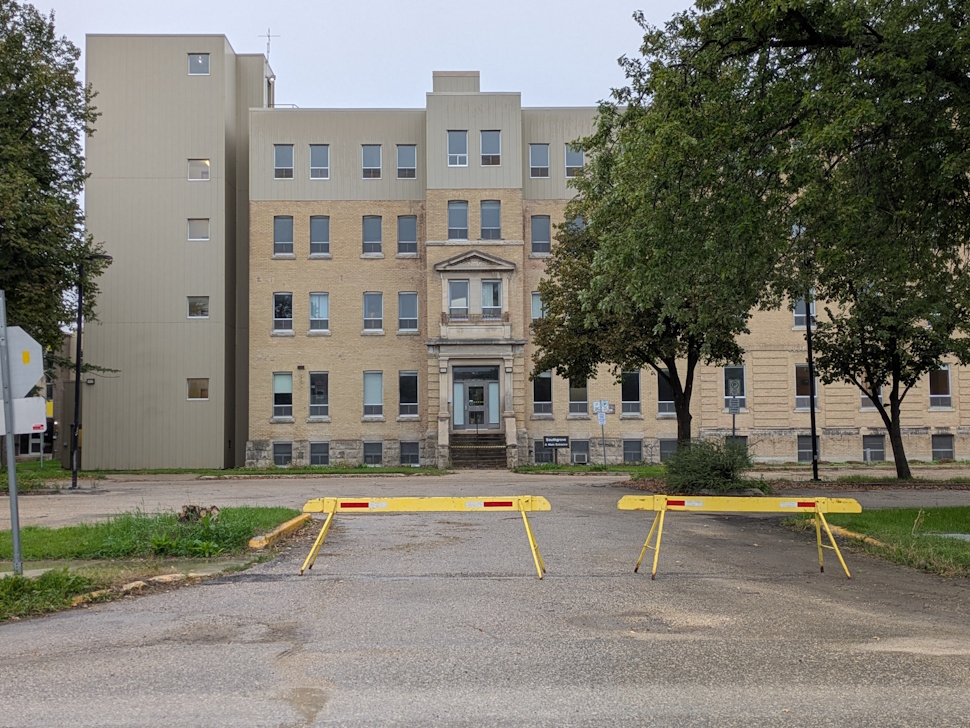 The Southgrove building at the former Manitoba Developmental Centre stands quiet in Portage la Prairie. PortageOnline/Maryssa McFadden