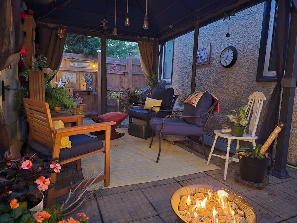 Rose and Keith Park's backyard oasis