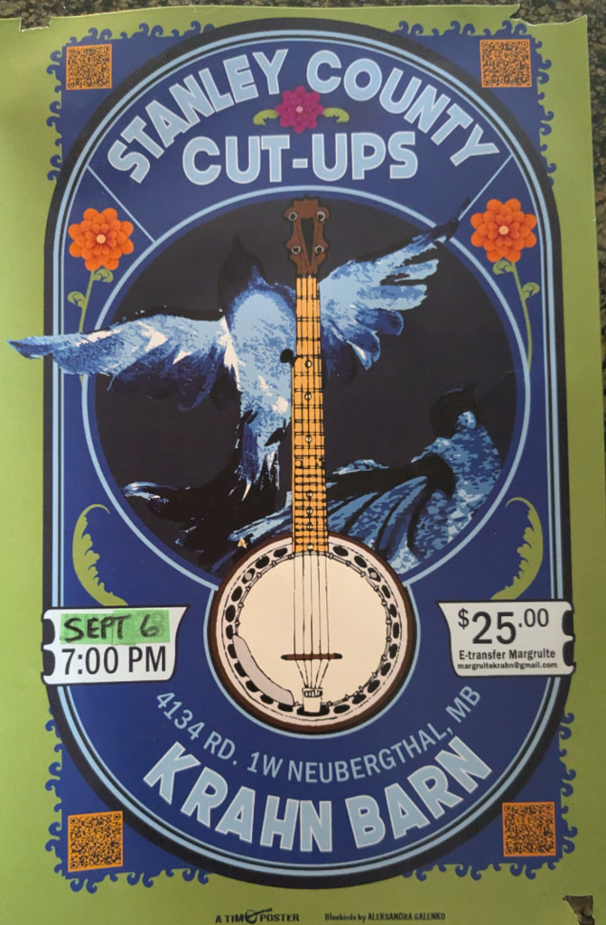 Stanley County Cut-ups Krahn Barn Concert Poster