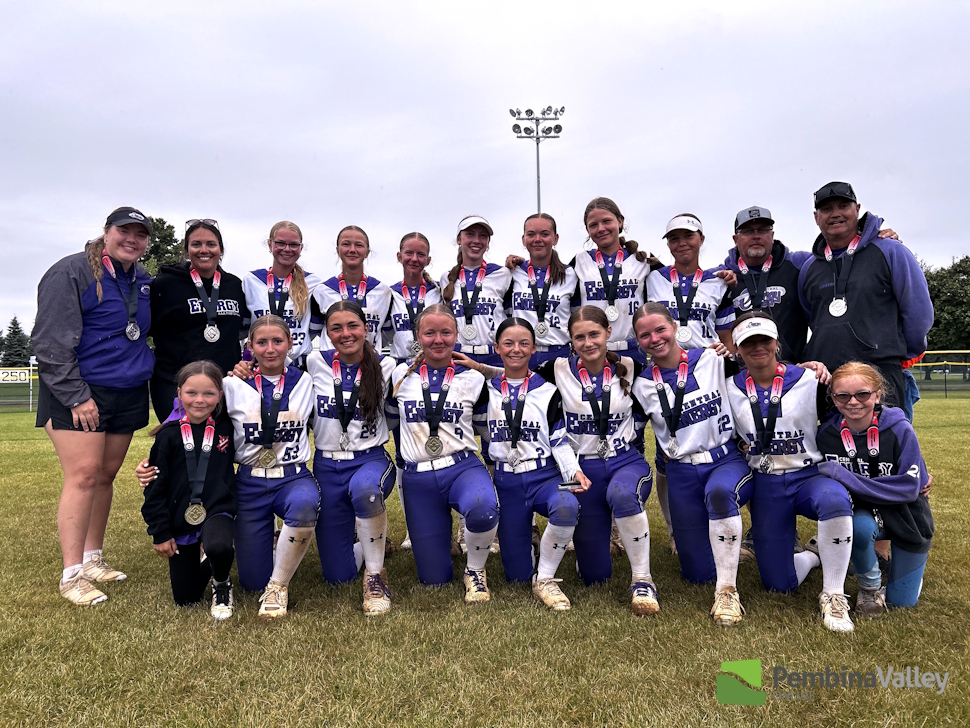U15 Central Energy with their silver medals