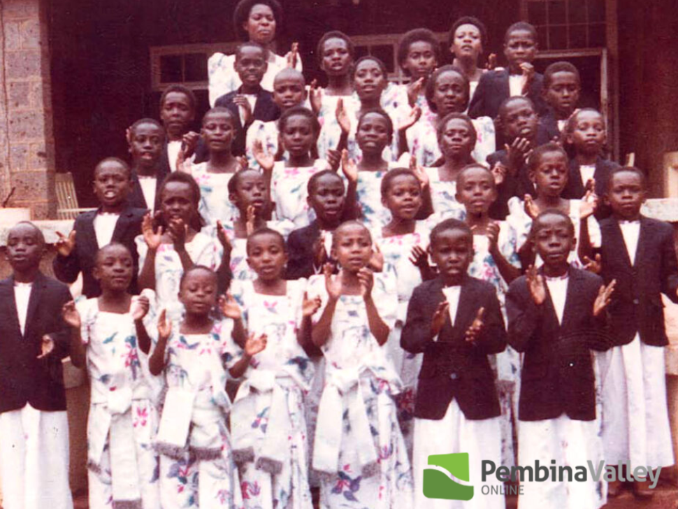 The first African Children's Choir toured in September of 1984.
