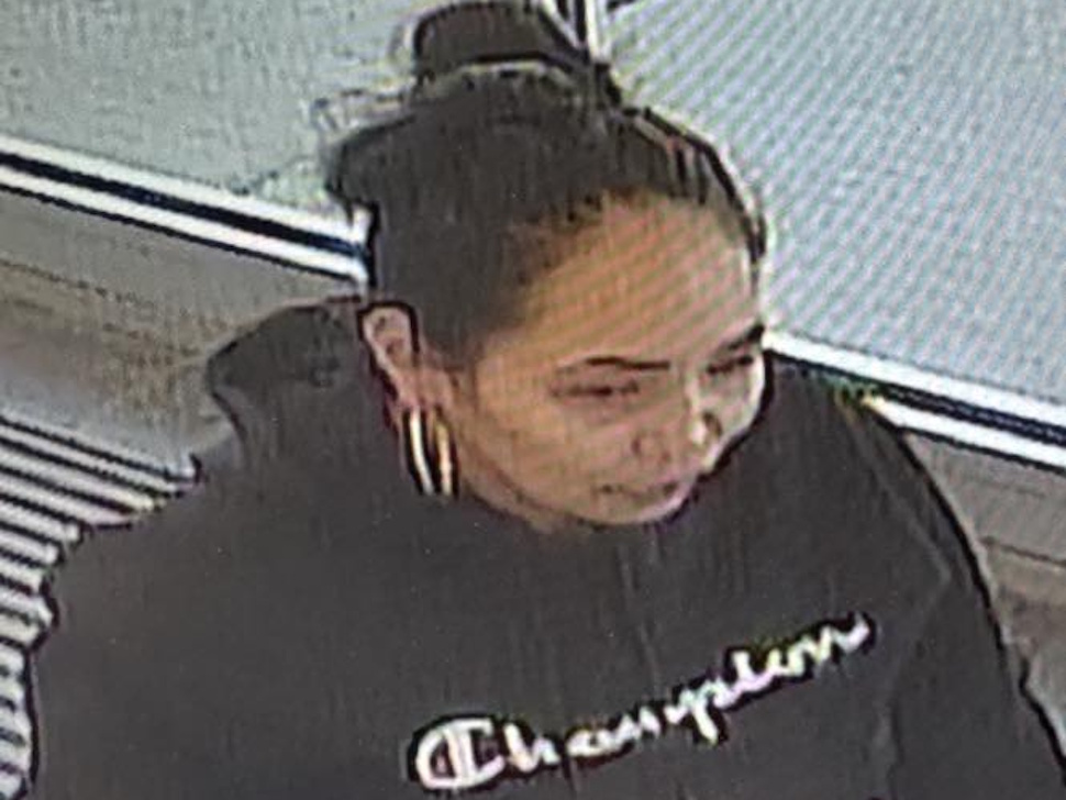 Female in Security footage